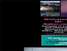 Tablet Screenshot of mt-baker.com